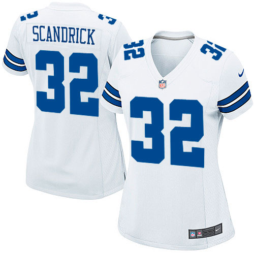 Women's Game Orlando Scandrick Nike Jersey White Road - #32 NFL Dallas Cowboys